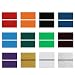 XLNT Engraving Double Color Sheet (7" x 11" x .060", 12 Pieces & 12 Colors) for Interior Signs, Badges.