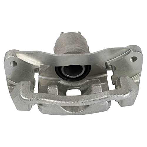 Image of TRQ Rear Brake Caliper Set Zinc Coated Brackets Hardware Compatible with 2005-2006 Saab 9-2X 2004-2008 Subaru Forester 2004-2007 Impreza
