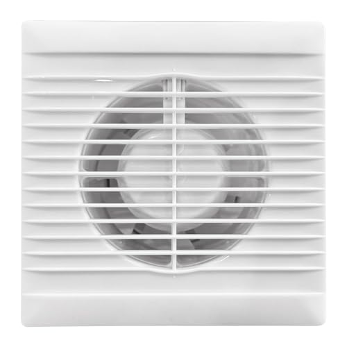LiveTokers Ventilador Extractor Aire Ventilador Baño Cocina 20W 100MM 220V Silencioso 28dB para baño cocina inodoro oficina