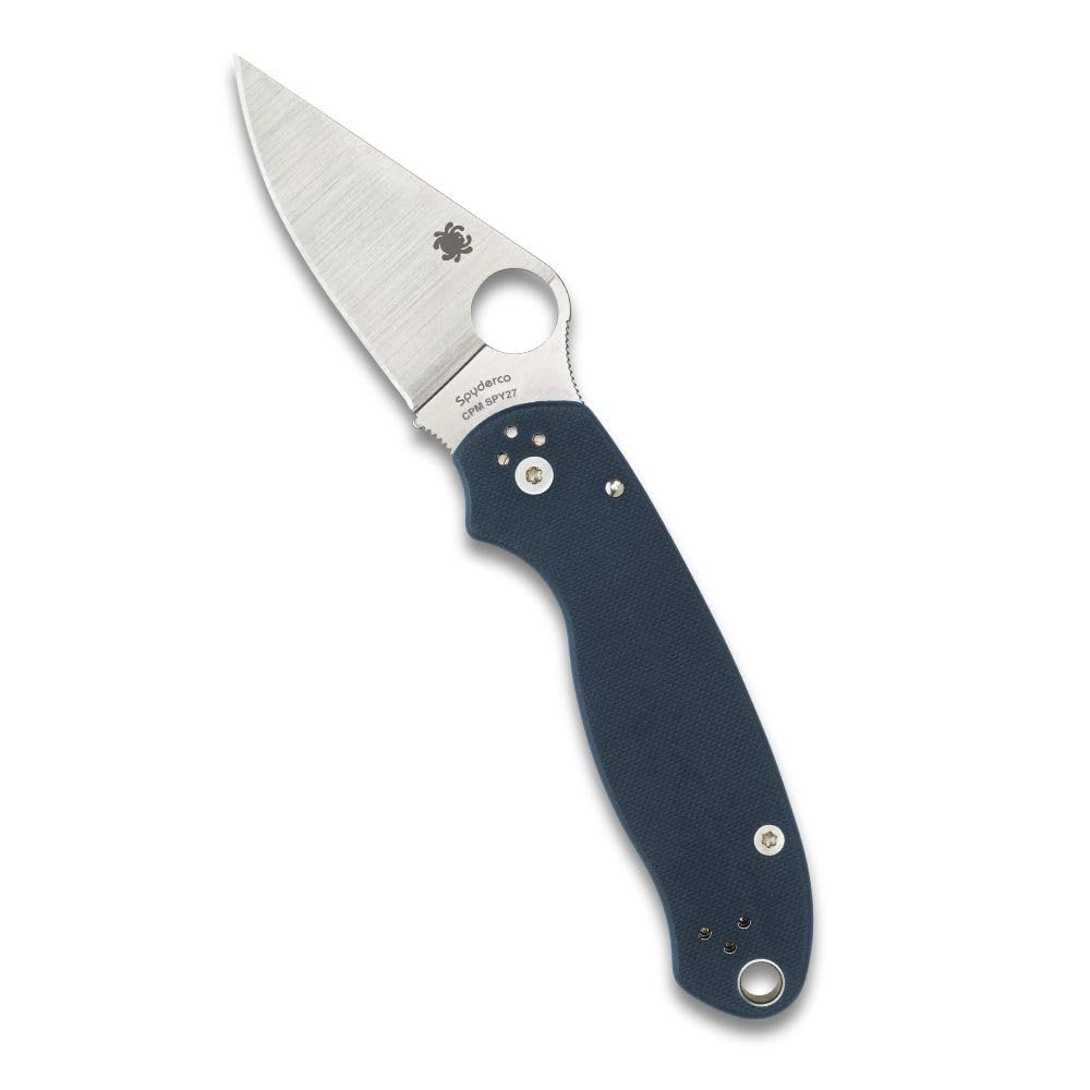 Spyderco Para 3 Compression Lock fini les couteaux lourds avec ce pliant bleu
