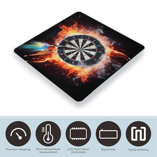 Báscula Digital de Baño con Plataforma de Vidrio Templado miniatura 3