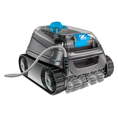Robot Piscine électrique CNX 20 Zodiac pour Piscine 10x5 m. Nettoie Fond, parois et Ligne d’Eau. Aspiration cyclonique et agilité Tout Terrain. Câble de...