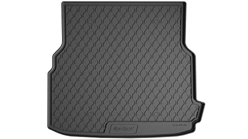 Gledring Rubbasol (Gummi) Kofferraumwanne kompatibel mit Mercedes C-Klasse W206 Kombi 2021- exkl. Plug-in-Hybrid (mit Gepäckraumpaket inkl. Netz an Linkerseite)