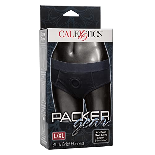California Exotic Novelties Packer Gear Black Brief Harness Large/X-Large, Black #TOP4