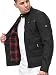 Produktbild Indicode Herren Manuel Lederjacke aus Leder-Imitat mit Biker-Kragen Kunstleder Jacke Herrenjacke Motorradjacke, L, Schwarz