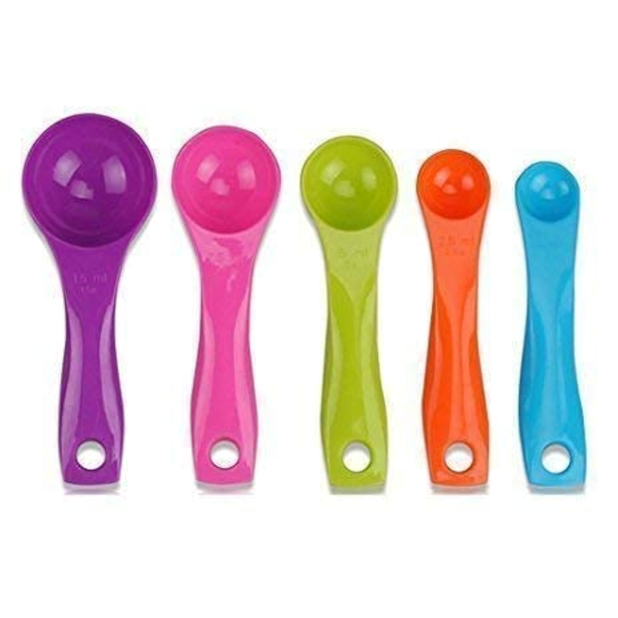5 PCs Measuring Spoon Set Plastic
