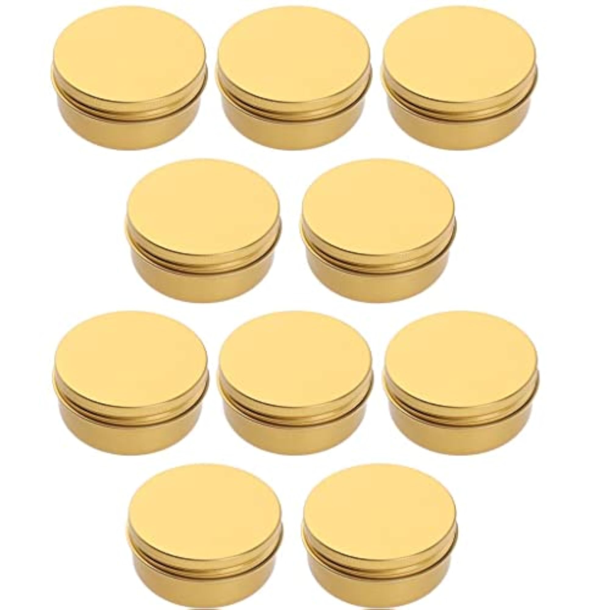 10pcs Empty Aluminium Pot Jars for Lip Balm Storage