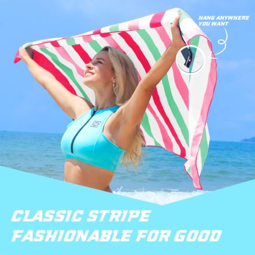 Exclusivo Mezcla 4 Pack Microfiber Quick Dry Large Beach Pool Towels by Exclusivo Mezcla - Used condition - Image 8