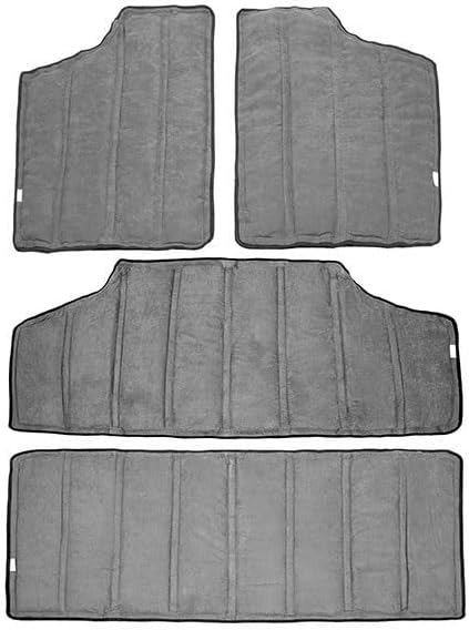 Heat Insulation Cotton Pad ，Compatible For Jeep Wrangler JK 2012-2017 Headliner Roof And Rear Window Insulation Kit 2 4 Doors(Gray Roof)
