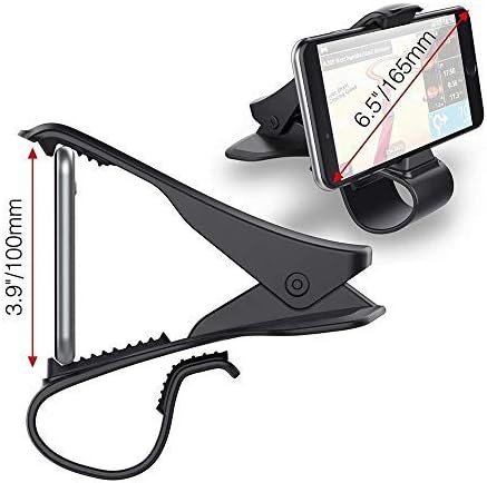Laboratory29 Universal Car Dashboard Clip Phone Holder Compatible with iPhone Xs/XS MAX/XR/X/8/8Plus/7/7Plus/6s Galaxy S10/S9/S8/S7/Note