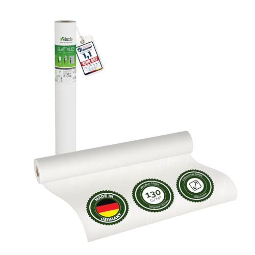 Veluxis® Vlies mural Premium – toile lisse recouvrable, anti-fissures et stable, idéale comme...