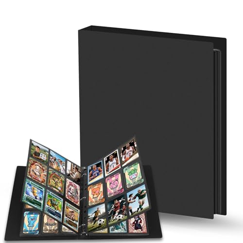 9-Pocket Card Binder Folder, 50 Pages Holding 900 Pockets, Plastic Trading Card Album Card Folder Holder Album for MTG, TCG, Pokemon Yu-Gi-Oh, Basketball Sports Cards, Game Cards