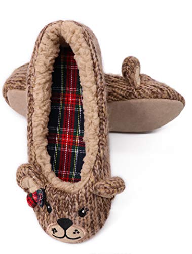 AONTUS Ladies Cute Slippers Winter Plush Buddies Slippers for Women Super Soft2