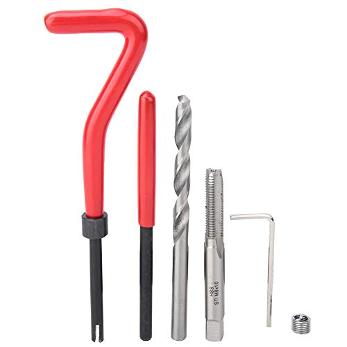 Easy to Carry Portable Threading Tool Kit, Thread Repair Kits, Alloy Steel for DIY Equipment Maintenance Device Mechanist Hardware Workshop Tool