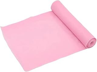 Faixa Elástica de Exercício Rosa, 120 cm x 15 cm, Leve, Thera Band, Pilates e Fisioterapia