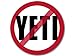 JR Studio 4x4 inch Round No YETI Sticker -2nd Boycott Don't Buy yeti Cooler Bumper NRA Gun Vinyl Decal Sticker Car Waterproof Car Decal Bumper Sticker