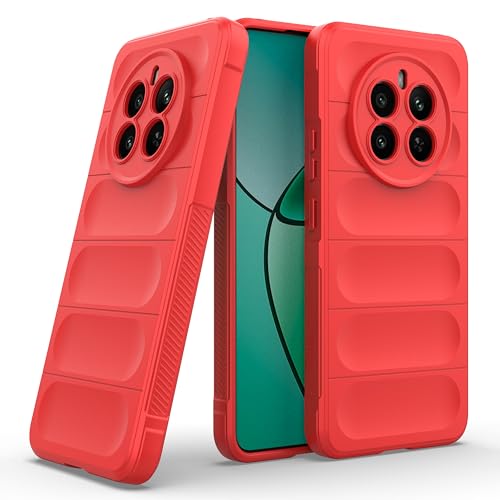 Image of amazon basics Back Case Cover for Realme Narzo 70 5G (Silicone Red)