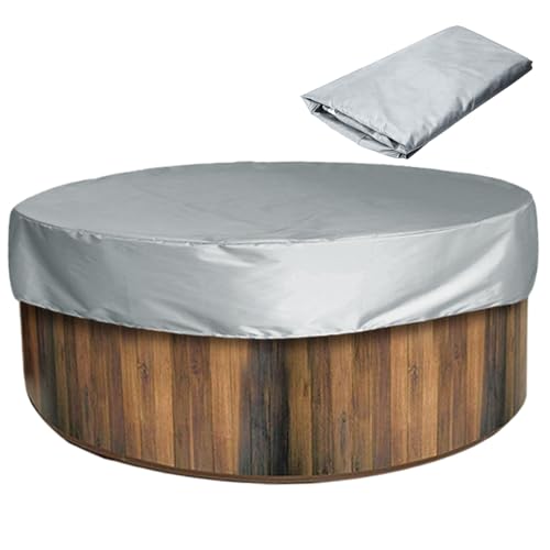 Couverture ronde anti-poussière bâche de remplacement gris