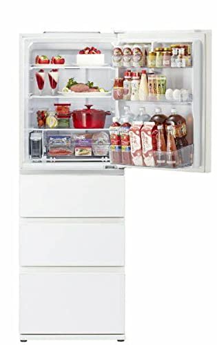 Amazon | AQUA 4ドア冷蔵庫 (368L・右開き) クリアウォームホワイト 
