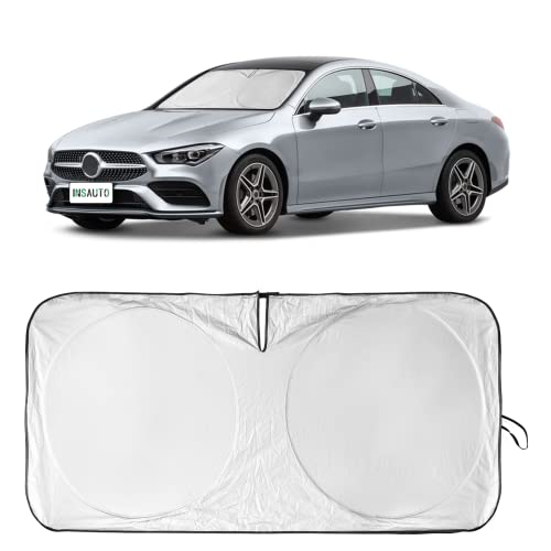 Sunshade Sun Shield for Mercedes-Benz C-Class W205 C250 C300 C400 SLK SLS CLA CLS CL-Class 2008-2023 2024 Window Shade Windshield Cover Sun Visor Protector Car Accessories Block UV Rays Heat