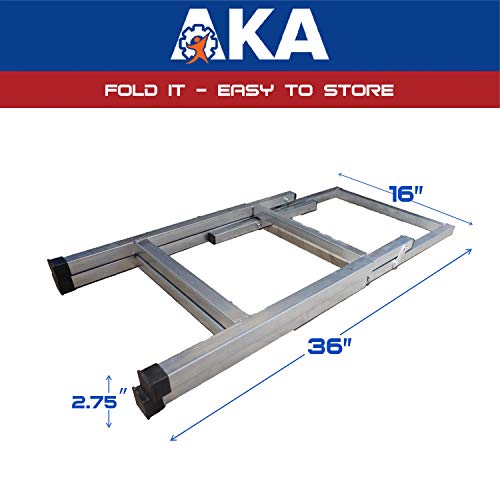 AKA Sports Gear Adjustable Archery Target Stand-Heavy Duty |Portable Steel Stand for Archery Target |