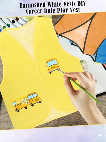 12 piezas chaleco infantil sin terminar para disfraz miniatura 4