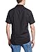 Dickies Occupational Workwear LS524BKCH 3XLT Polyester/Cotton Men's Short Sleeve Industrial Color Block Shirt, 3X-Large Tall, Black/Dark Charcoal