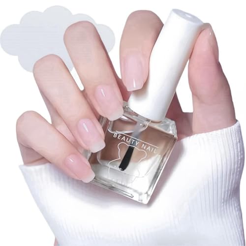 Yoowan 2 In 1 Water-Based Clear Nail Polish Top Coat & Base Coat Quick Dry Long Lasting Non-Toxic Natural Ingredients 10 ml