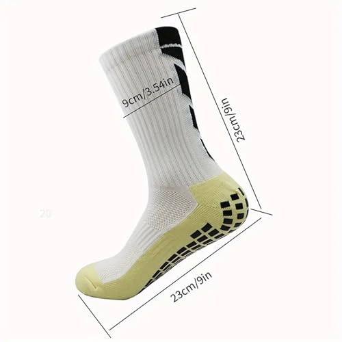 4 pairs of men's sports socks non-slip shock-absorbing4