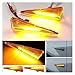 LJROOYG 2pieces Led Dynamic Side Marker Turn Signal Light Compatible For Renault Megane MK2 CC Espace MK4 Scenic MK2 Wind Avantime Thalia 2(Dynamic Crystal)