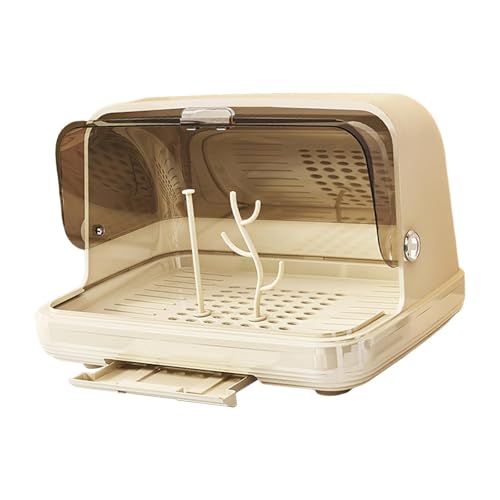Séchoir à biberons avec couvercle égouttoir de comptoir compact