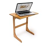 Bambú con un encanto natural, altamente resistente a los arañazos y robusta; el Lapdesk presenta una fina madera y un tono de madera natural que se ve precioso en cualquier hogar.