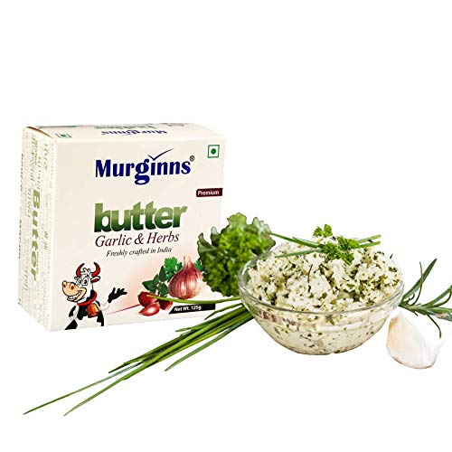 Mooz Butter Garlic & Herbs Murginns, 125 g