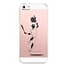 Produktbild Caler Kompatibel mit/Ersatz für Hülle SE/5S/5 Hülle Weiche Flexible Silikon-Handy-Hülle Transparente Ultra Slim TPU dünne stoßfeste mit Motiv Tasche Etui Schutzhülle Case Cover (Tennis)