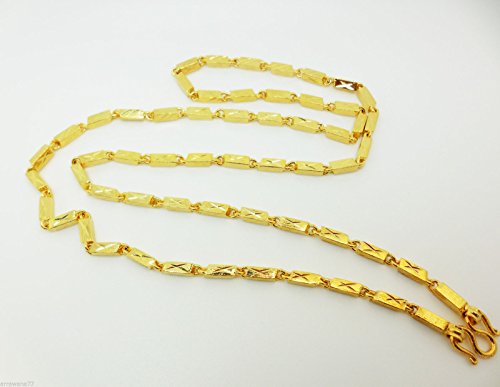23k 24k Thai Yellow Gold GP Filled Necklace 23 Gram 24 INCH Jewellery Jewellery3