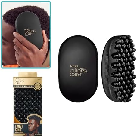 KISS Twist King Für Kurzes Haar – Dreifacher Schwamm, Waschbar, Langlebig, Für Definierte Twists
