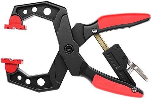 Ratchet Clamp 38mm by Hultafors I with Ergonomic Handle I One Handed Function I Durable Tool with Swivel Pressure Plates for Flexible & Secure Clamping I 525383