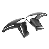 Motorrad-Frontseiten-Kühlerverkleidung ABS 2 Stück Kohlefaser-Stil Motorrad-Frontseiten-Kühlerverkleidung Ersatz für Kawasaki ER 6N ER6N 2009 2011 Verkleidung ABS