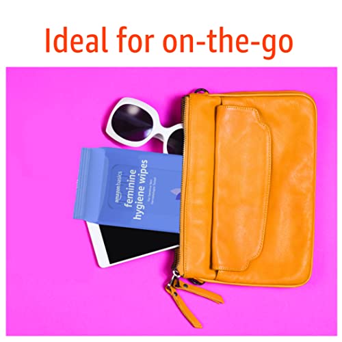 Amazon Basics Feminine Hygiene Wipes, Alcohol Free, pH Balanced, Gynecologist Tested, Fresh Scent, 168 Count (4 Packs of 42) - Image 6