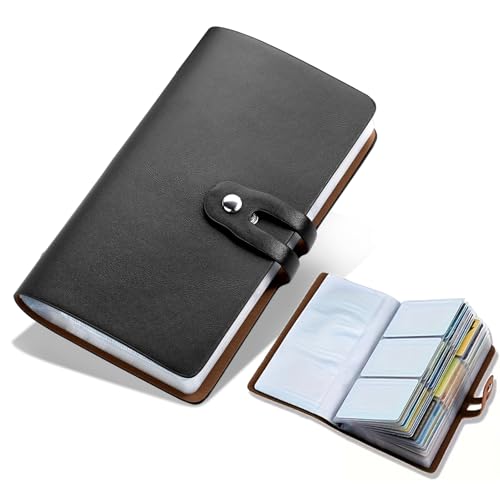 Image of Credit Card Holder, Card Holder for Man, Large Capacity 96 Card Slots Organizer, Business Professionals and Travelers, Secure Storage for Credit Cards and Documents