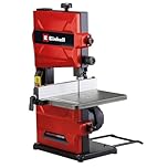 Einhell Electric Bandsaw 250W, 200mm Bench Saw with 45° Tiltable Metal Work Table for Mitre Cuts, Portable Band Saw for Woodworking, Crafting and DIY, Parallel Stop, Dust Extraction TC-SB 200/1