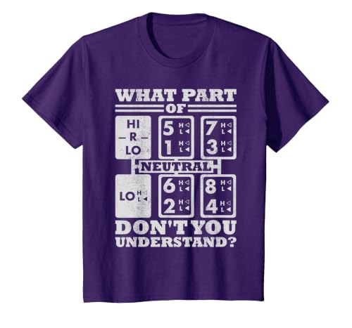 What Part of Truck Equipment do You not Understand the Trucker Driver T-Shirt, Youth, Purple, Small