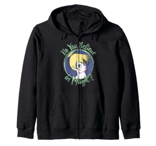 Disney Peter Pan Tinkerbell Do You Believe In Magic Zip Hoodie
