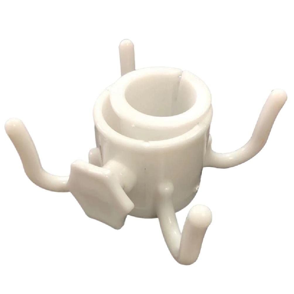 Lerpwige Durable Plastic Beach Umbrella Hanger 4 Prong Hook Camping Travel Accessory