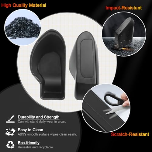 Image of for Tesla Model Y Trash Can Tesla Model 3 Trash Bin for 2018-2025 Tesla Small Car Trash Can for Side Door Model 3 Front Left Door Trash Garbage Bin w /Lid (Tesla Left Side)