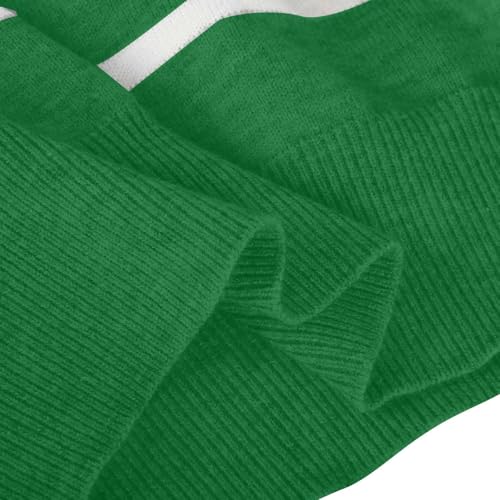 Heevina Sweaters for Women Striped Lapel V Neck Long Sleeve Knit Knitted Sweater Jumpers Trendy Pullover Winter Fall4