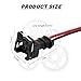 Sandfren Car Fuel Injector Connector, 8PCS Waterproof Vehicle Fuel Injector with Extended Pigtail Wiring Harness, Plug and Play Auto Electrical Plug Replacement, Universal for Most Cars