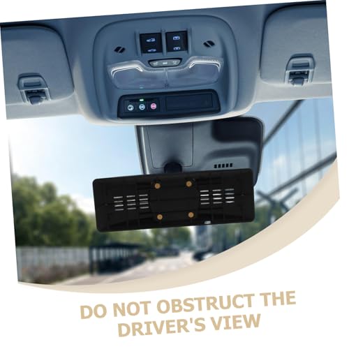 Support dashcam voiture installation rapide sur rétroviseur sans obstruction visuelle