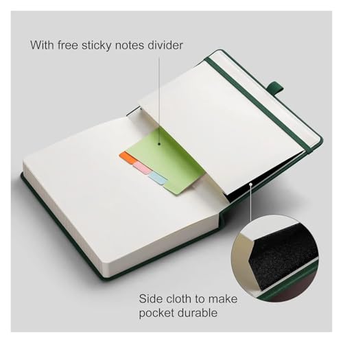 Carnet de notes A5 idéal pour offrir en cadeau avec couverture rigide en cuir - 5