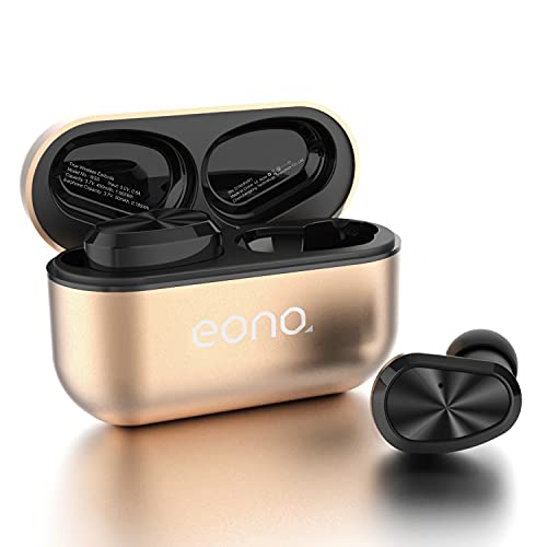 Eono Bluetooth イヤホン Eonobuds 完全ワイヤレスイヤホン IPX7防水仕様 ブルートゥースイヤホン USB-C急速充電対応 自動ペアリング 左右分離型 超軽量ヘッドホン 事務所/在宅勤務対応